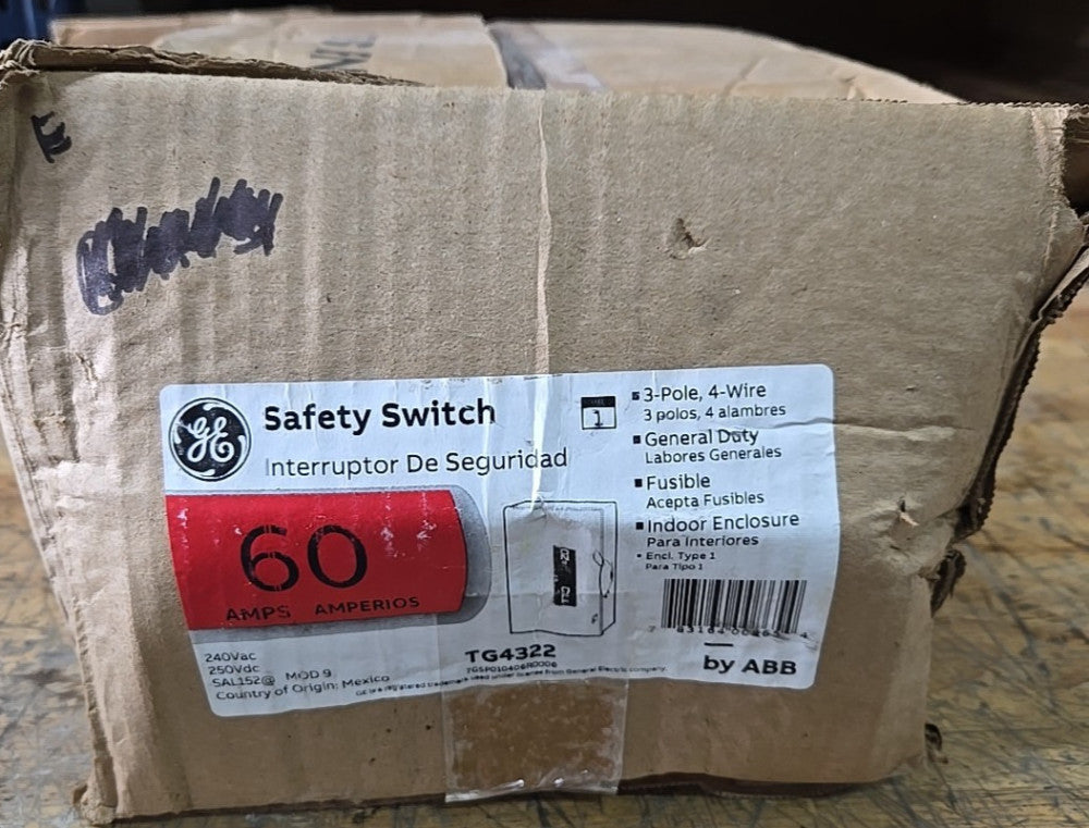 GE TG4322 General Duty Safety Switches NOS