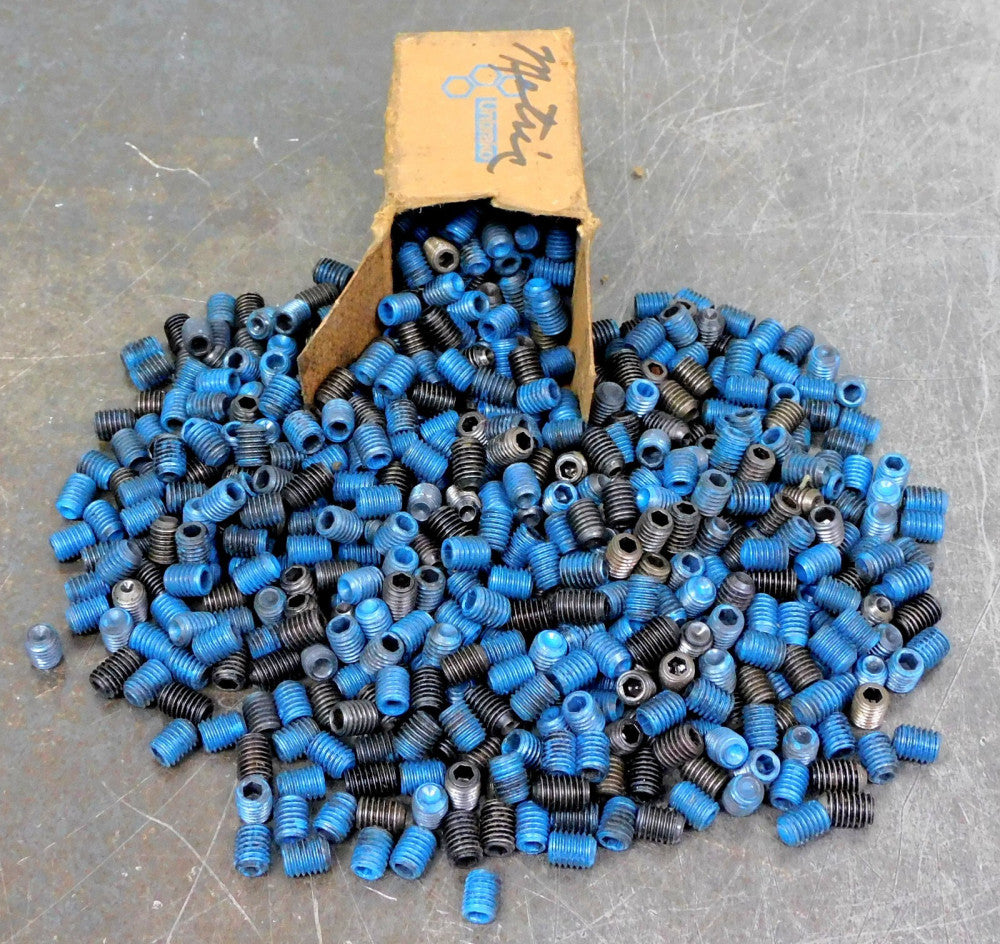 Fastenal - 28-481-0900 M8x10mm Hex Drive Cup Socket Set Screw Large Lot (3.2lbs)