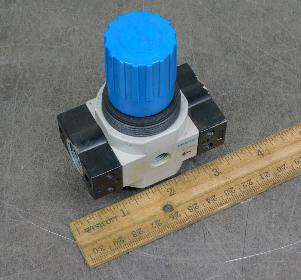 Festo LR-D-7-I-MINI Pneumatic Air Pressure Regulator 16 bar 3/8" NPT