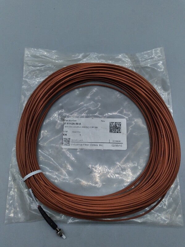 NEW Industrial Fiber Optics IF 6112A-50-0 Fiber Optical Cable 50M