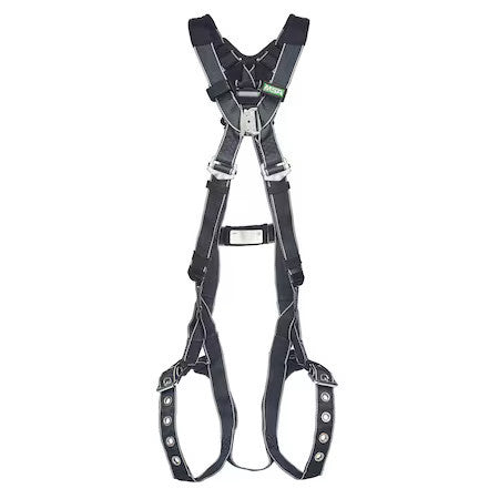 Msa Safety 10252234 V-Form Welding Harness, Back D-Ring, Tongue Buckle Leg