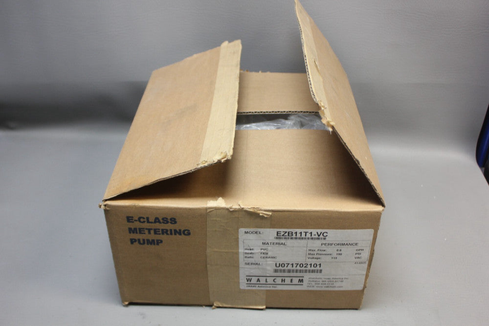 NEW WALCHEM IWAKI METERING PUMP EZB11T1-VC