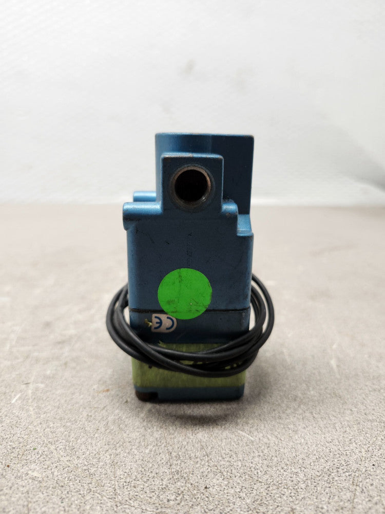 USED MAC Pneumatic Solenoid Valve, 110/120 V, 50/60 HZ, 24 VDC, 15.0 W 224B-111C