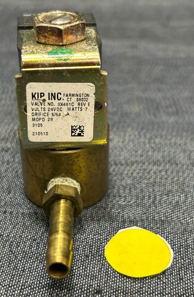 KIP INC SOLENOID VALVE 3X461C REV E 24VDC 7W