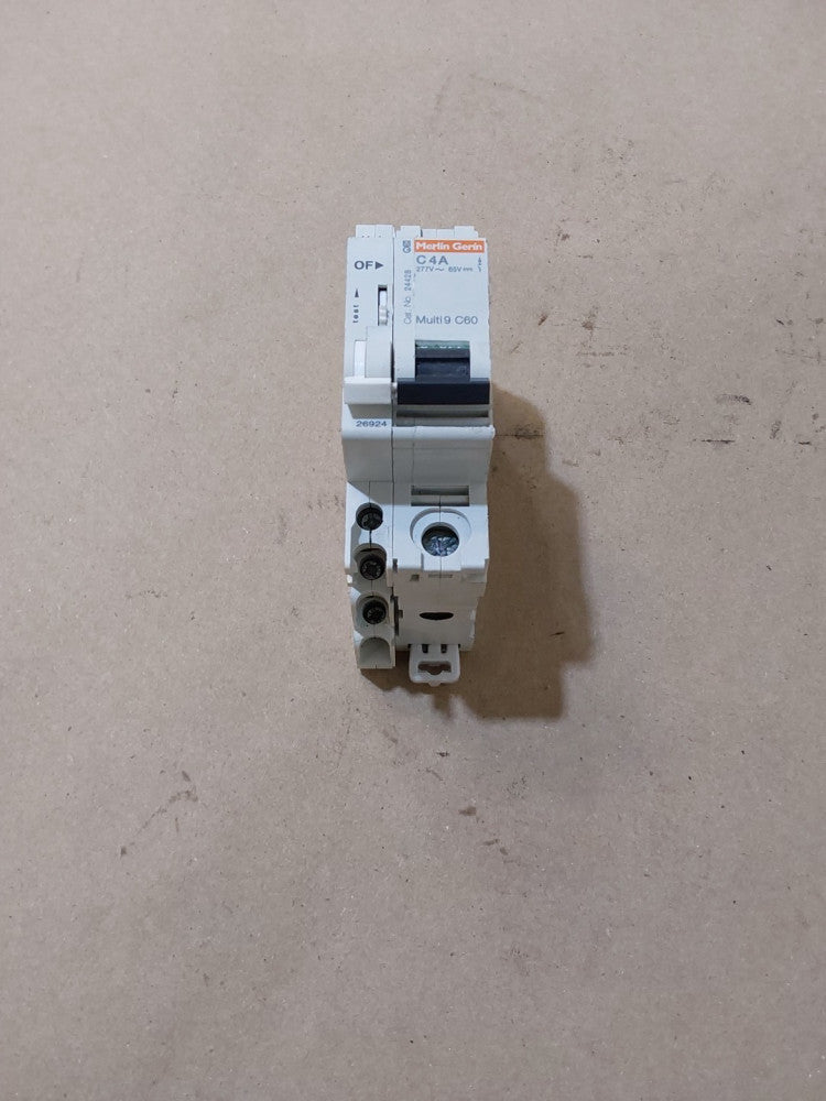 NEW MERLIN GERIN C4A 60105 MULTI 9 C60 1 POLE 4 AMP 240 V CIRCUIT BREAKER