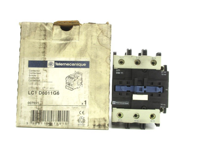 TELEMECANIQUE LC1D8011G6 120V NSMP