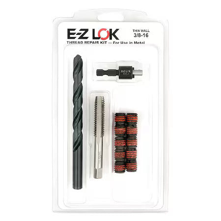 Zoro Select Ez-310-6 Thread Repair Kit, Self Locking Thread Inserts, Steel, 10