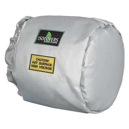 Unitherm Ih0606 6" X 6" L Fiberglass Insulated End Pipe Jacket 3" Wall