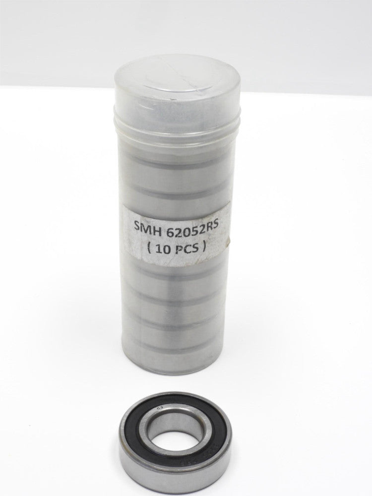(Lot of 10) SMH 6205-2RS Premium Rubber Seal Ball Bearing 25x52x15