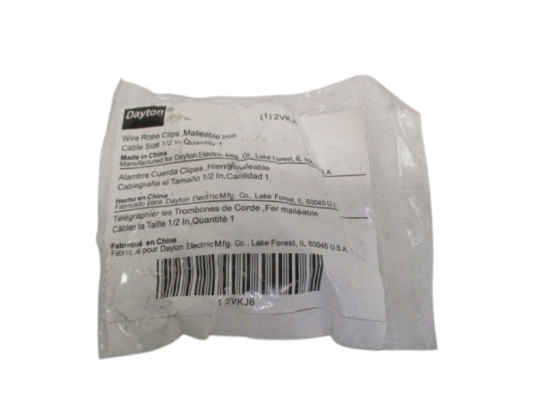DAYTON 2VKJ6 WIRE ROPE CLIP 1/2" NSMP