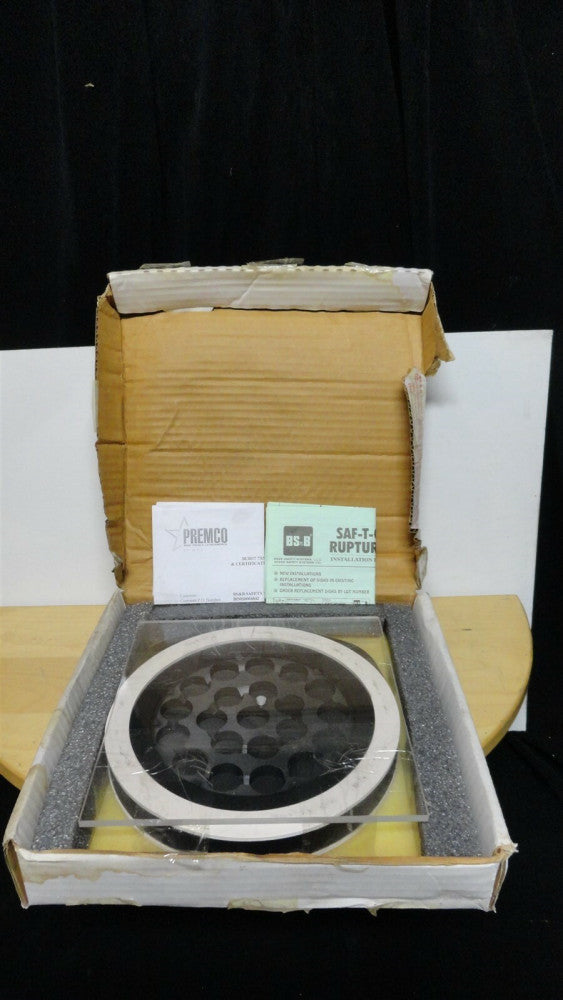 BS&B - Graphite Rupture Disk - Type IMBT 1007092 - 6" Dia - (NEW IN THE BOX)