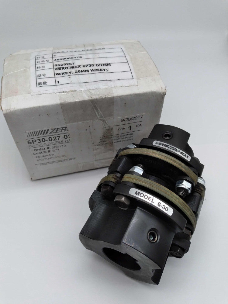 NEW ZERO MAX 6P30-027-028-01 COUPLING