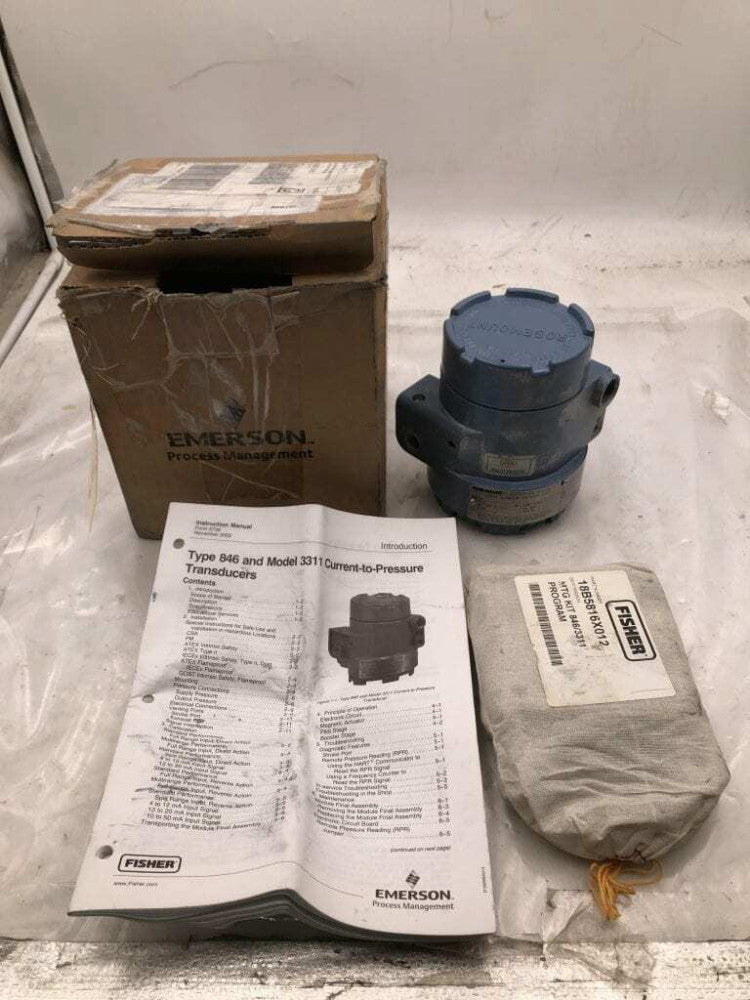 Rosemount 3311DS1J1E5 Current to Pressure Transducer 4-20mA 3-15PSI