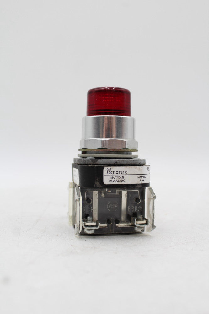 Allen-Bradley 800T-QT24R Red Push Button