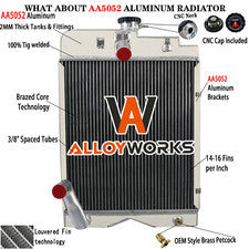 Radiator For Massey Ferguson Tractor TE20 TO30 TEA20 TO20 TO30 TO35 186732M91