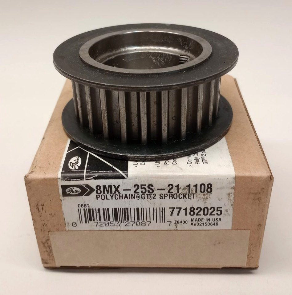 Gates 8MX-25S-21 1108 Polychain GT2 Sprocket 8MX25S21 77182025