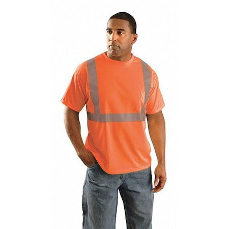 Occunomix Lux-Ssetp2b-Oxl Men's T-Shirt, Polyester, Orange