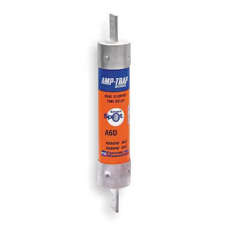 Mersen A6d100r Ul Class Fuse, Rk1 Class, Time-Delay, 100A, 600V Ac, Indicating