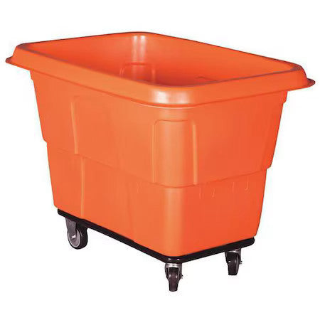 Zoro Select 36Fl33 Cube Truck,3/4 Cu. Yd.,800 Lb. Cap,Red