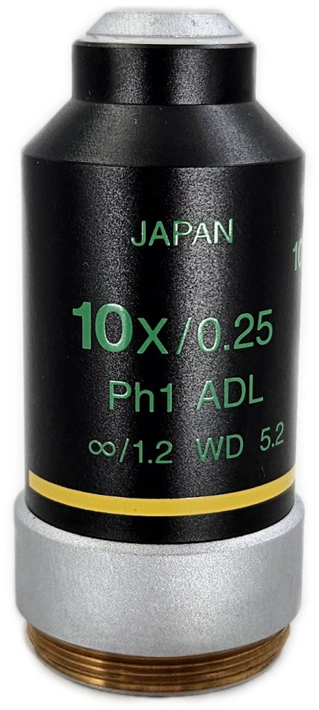 Nikon 10X/0.25 PH1 ADL WD 5.2 Microscope Objective