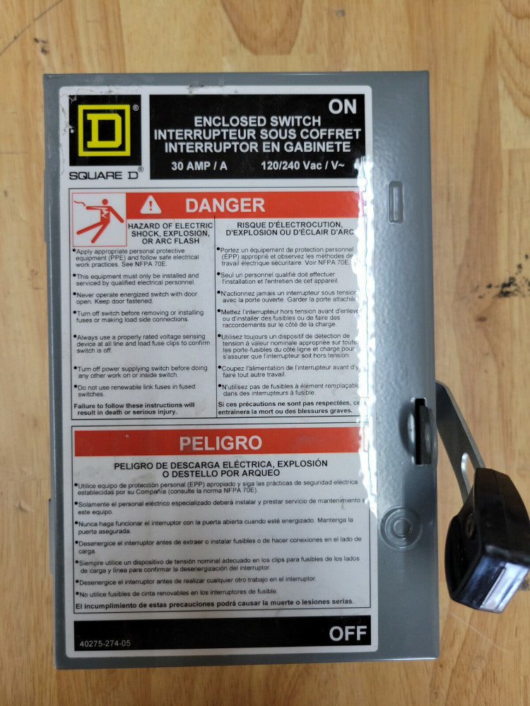 30 Amp Square D by Schneider Electric L211N - 120/240-Volt Two-Pole NEW NO BOX