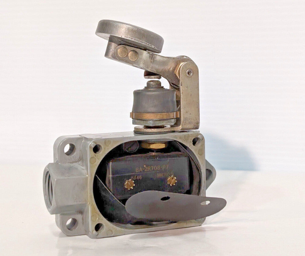 Microswitch BA-2R708-P7 Limit Switch Assembly, Housing, Honeywell, Made in USA