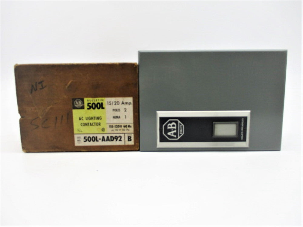 ALLEN BRADLEY 500L-AAD92 SER. B 120V (BR/YL) NSMP