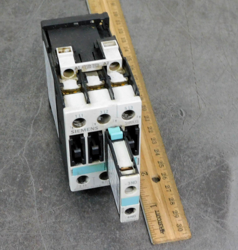 Siemens 3RT1025-1A Contactor w/ 3RH1921-1HA22