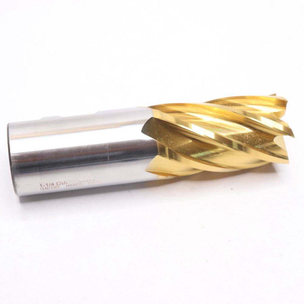 Brubaker Multi Flute Center Cutting End Mill Cobalt 6-Flute 1-1/4" 83876