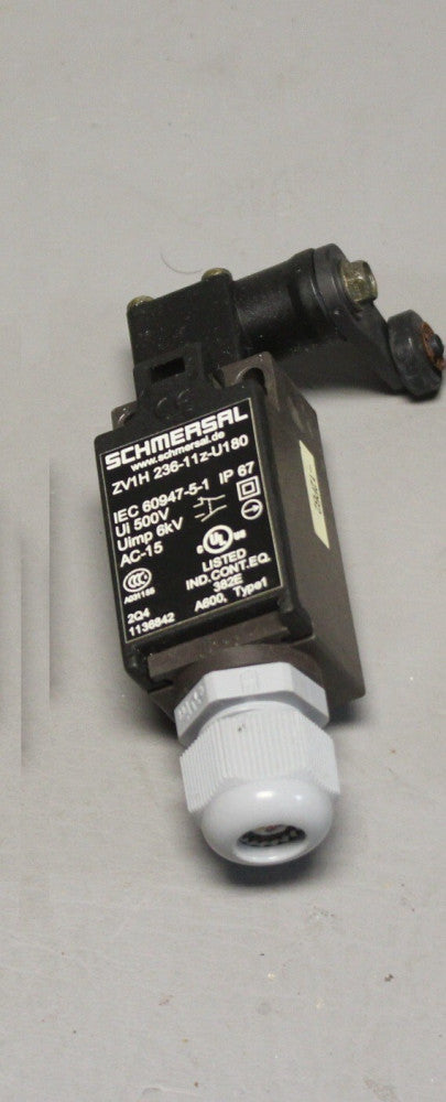 SCHMERSAL POSITION LIMIT SAFETY SWITCH ZV1H 236-11z-U180