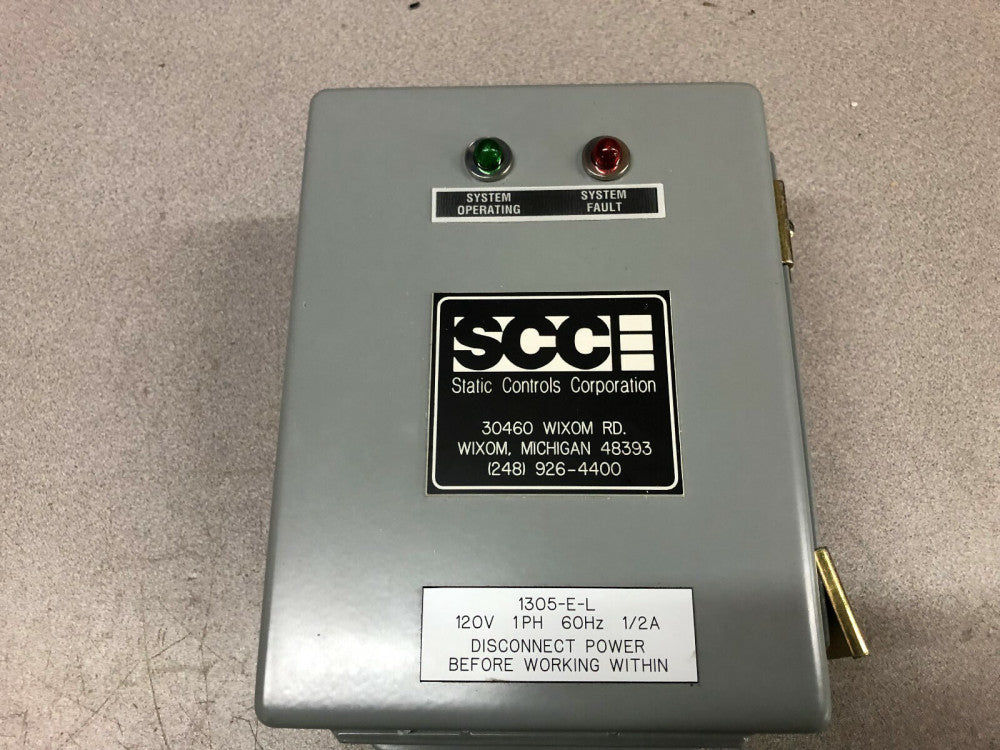 NEW IN BOX STATIC CONTROLS CORP SAFETY MAT FAIL SAFE CONTROL BOX 1305-E-L