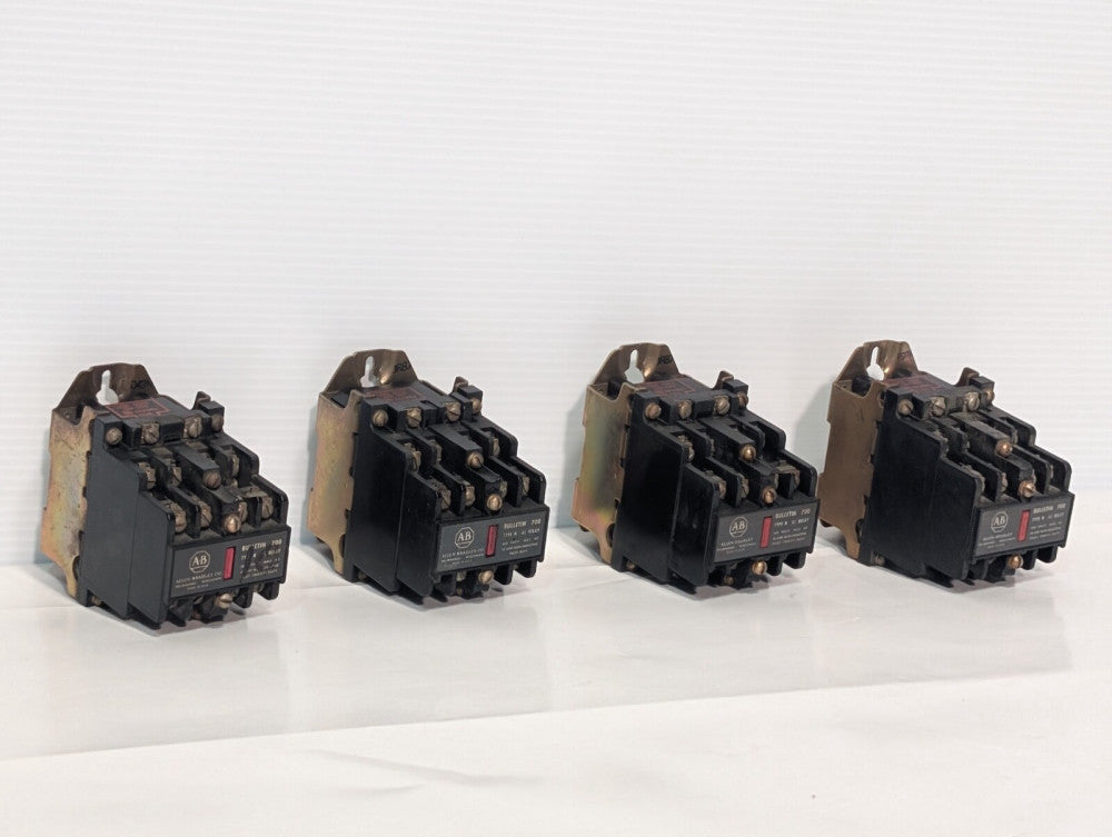 (4)Allen Bradley 84AB86 Bulletin 700 Type N AC Relay Coil & Assembly 700N800A1 B