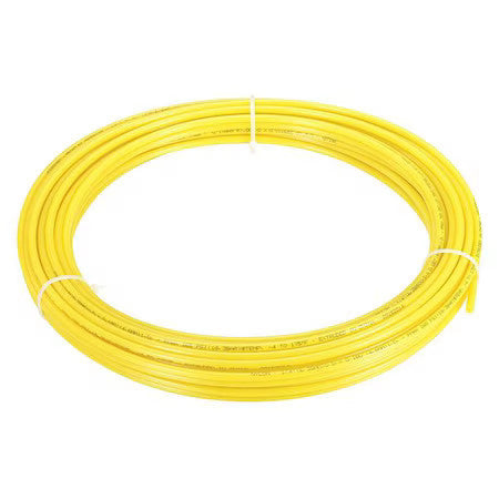 Zoro Select 4Hhe7 Tubing,9/32" Id,3/8In Od,250 Ft,Yellow