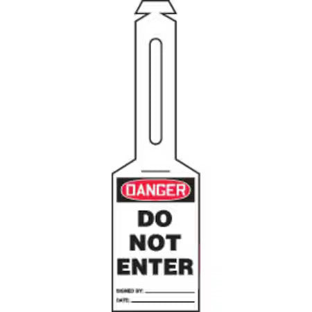 Accuform Tal358 Danger Tag, 5 1/4 In Height, 3 1/4 In Width, English