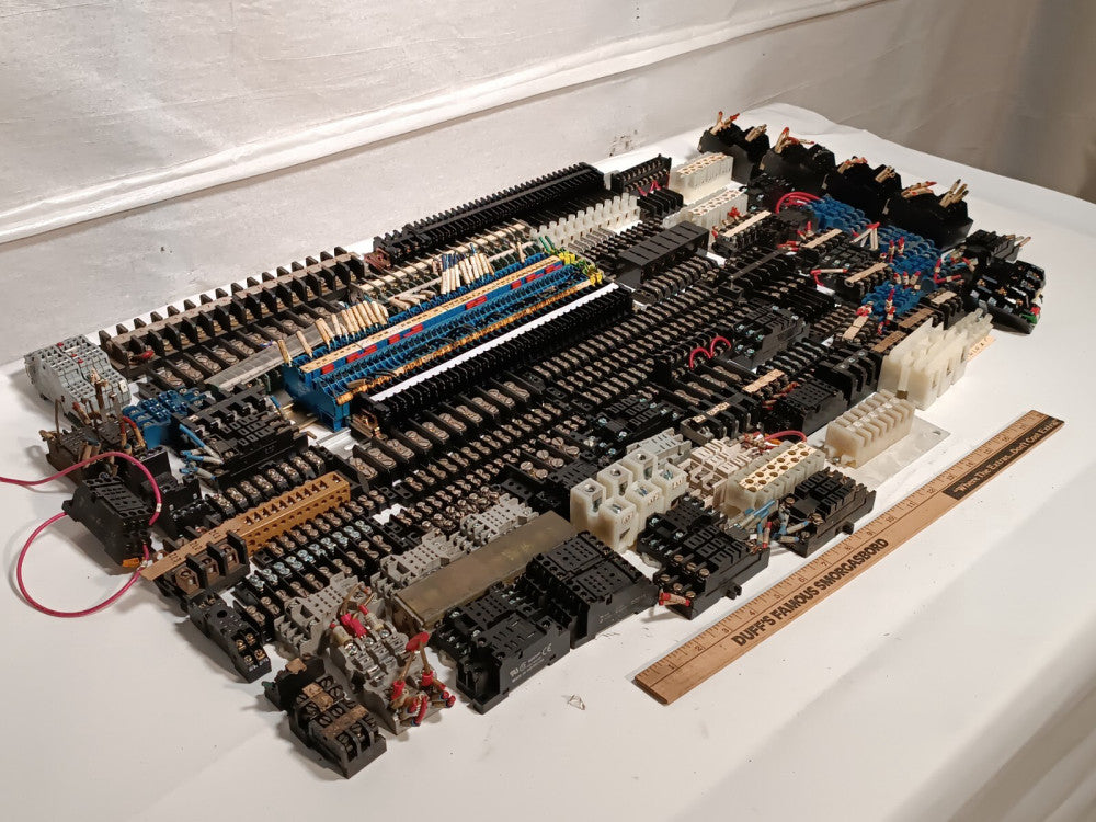 Large Lot of Socket / Contactor / Relay Bases, Free USA Ship and Returns