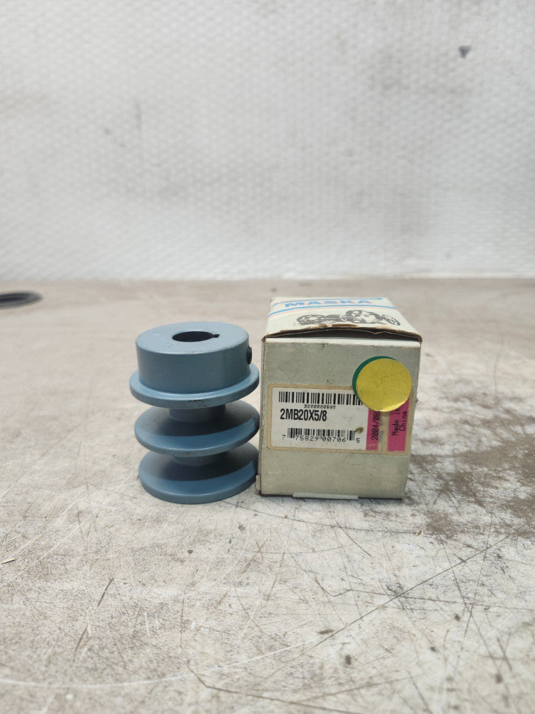 NEW IN BOX MASKA LIGHT DUTY FIXED BORE SHEAVE 2MB20X5/8
