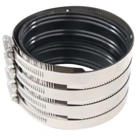 Zoro Select Hdc1000 Hex Coupling Extra Heavy Duty Stainless Steel Coupling, 10"