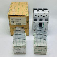 Moeller NZM7-100S-M-M8 3-Pole Circuit Breaker, 500VAC 220VDC 100Amp