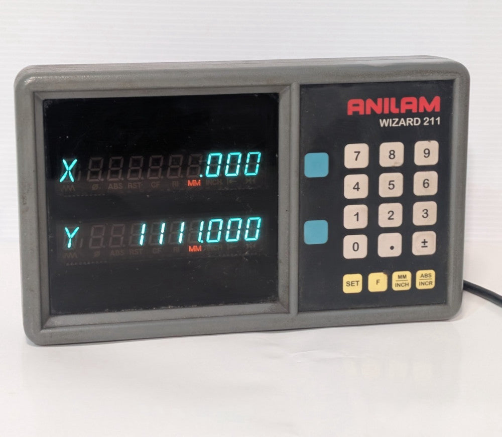 Anilam Wizard 211 precision DRO system, A221200, 85-276V, 50/60Hz, PGM V 1.08