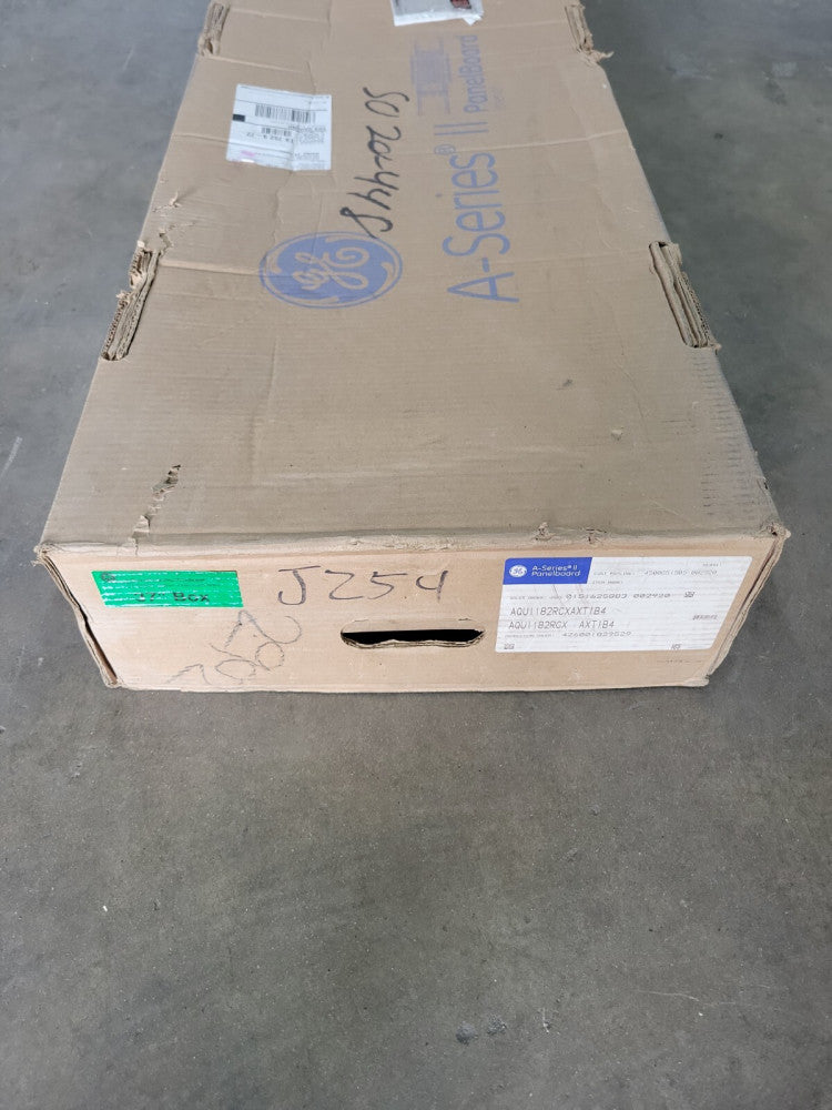 NEW GE 225 AMP PANELBOARD INSERT 120/240 VAC 1 PHASE 18 CIRCUIT AQU1182RCX