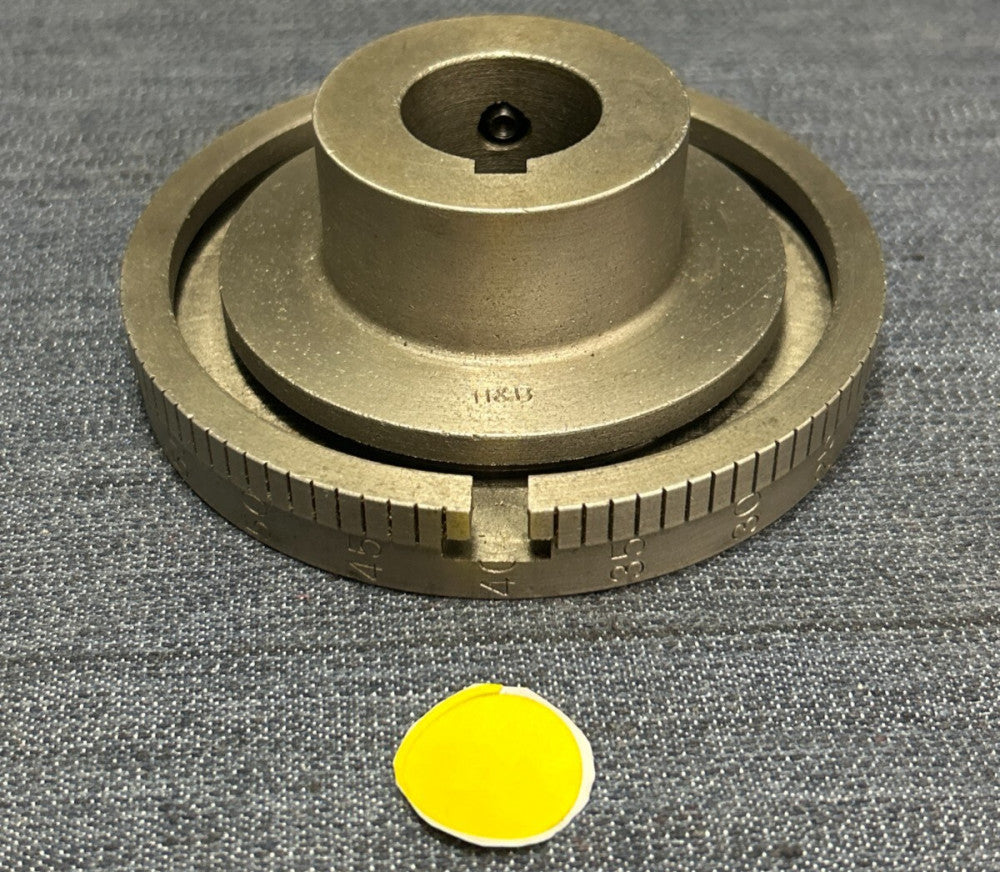 H & B SCALE DIAL 0-95°