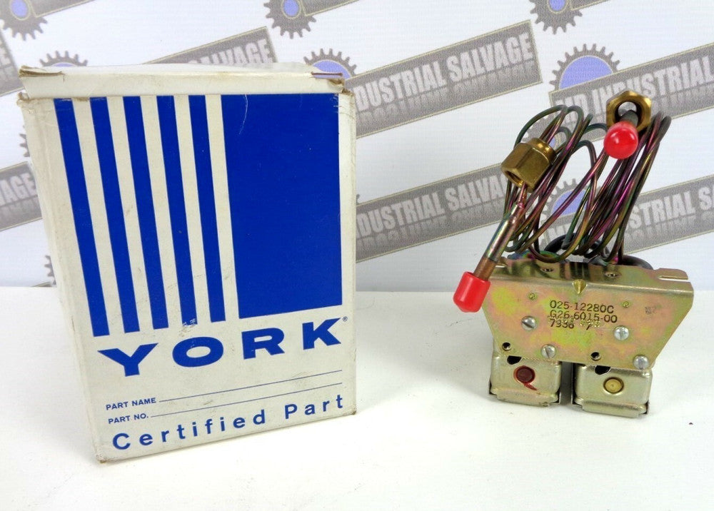 YORK - DUAL PRESSURE CONTROL High & Low - PART NUMBER: 025-12280 - NEW IN BOX