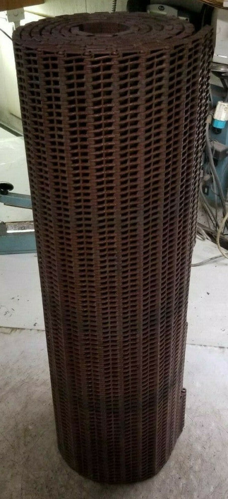 NEW BROWN TABLETOP CONVEYOR CHAIN 1" PITCH 10' LONG 28" WIDE