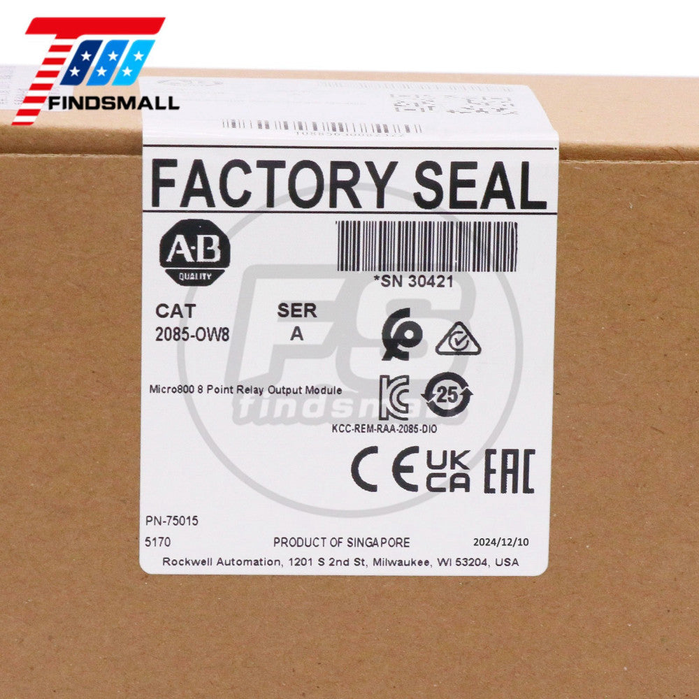 2024 New Sealed in Box AB 2085-OW8 Micro800 8 Point Relay Output Module