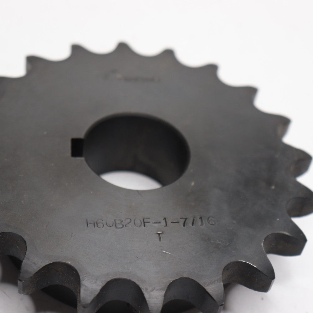 Finished Bore Sprocket 60T 1.4375" Bore 3/4" H60B20F-1-7/16