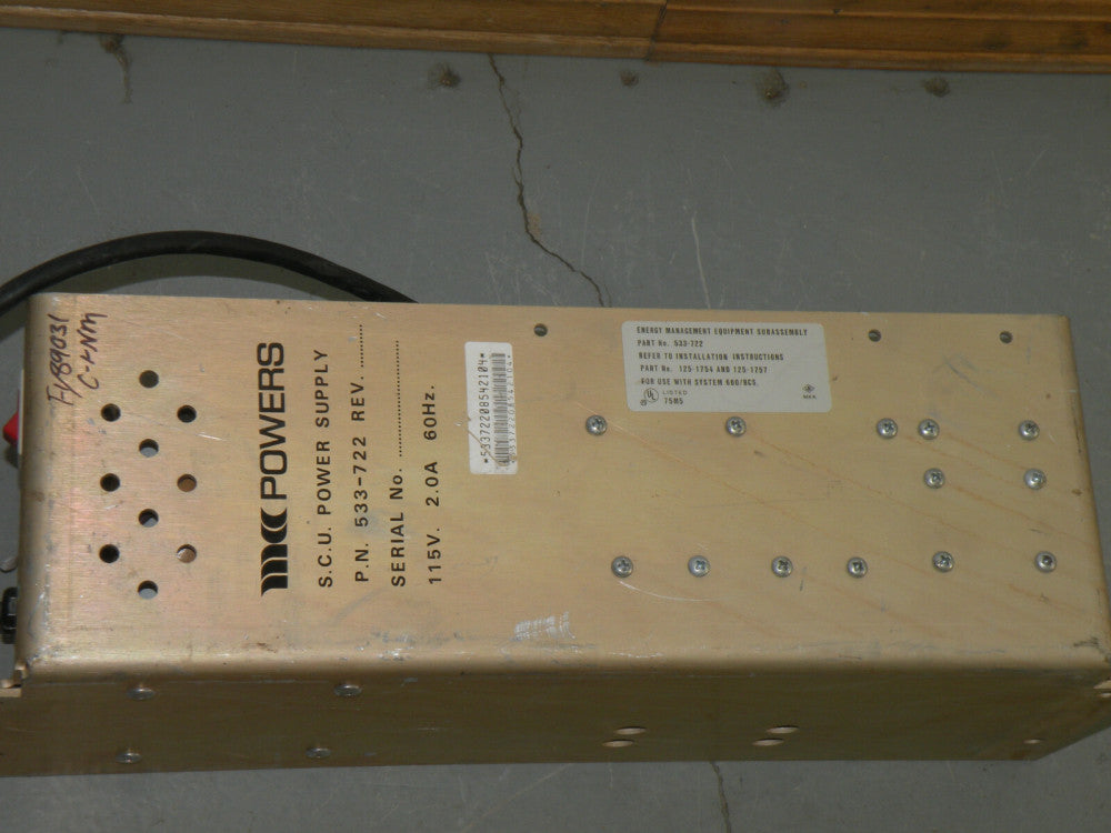 Energy Management Equipment Subassemby Powers SCU Power Supply 633-722