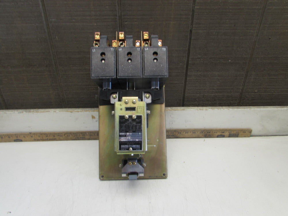 SQUARE D 8508-EG-3 STARTER 600 VAC MAX W/ 110/120V COIL,NICE TAKEOUT!MAKE OFFER!