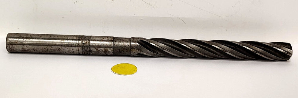 UNBRANDED 19/32" 4 FLUTE TAPER SHANK CORE DRILL 8-3/4" OAL HSS