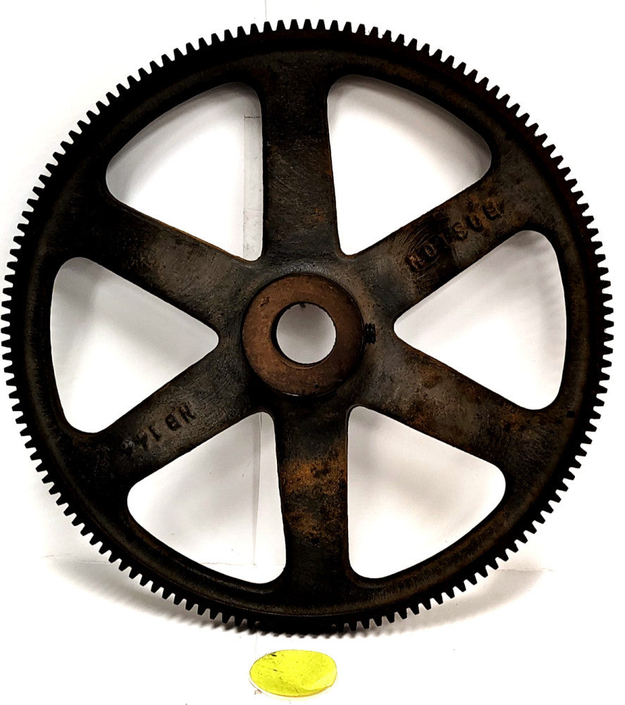 BOSTON GEAR 144 TOOTH SPEED GEAR 9" OAD NB144 STEEL MATERIAL