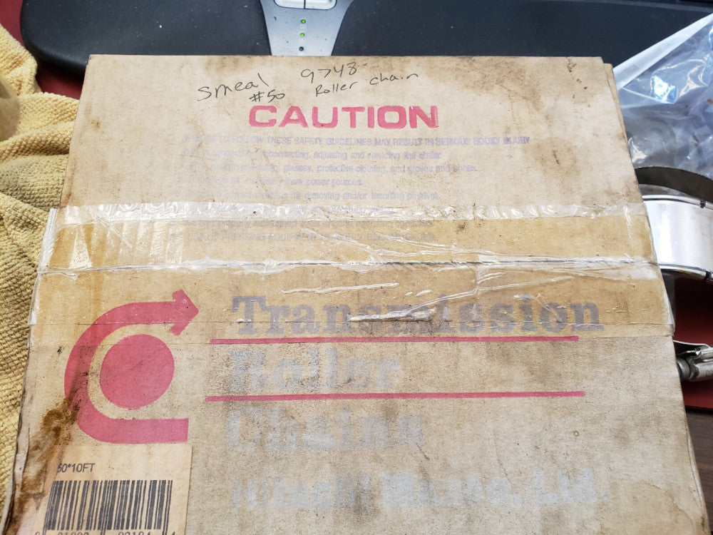 New HI-MAX ANSI. 10ft. Transmission Roller Chain, 50 Riv. ( C1-5B)